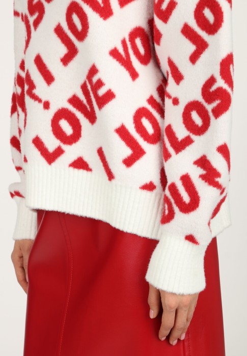 джемпер  универсального стиля с лицевой стороны