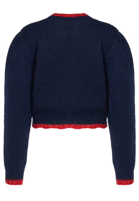 джемпер  от бренда alessandra rich вид слева