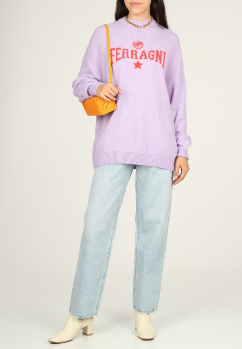 джемпер  от бренда chiara ferragni вид слева