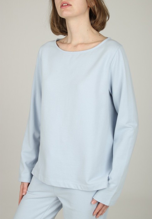 Товар голубого цвета с внутренней стороны