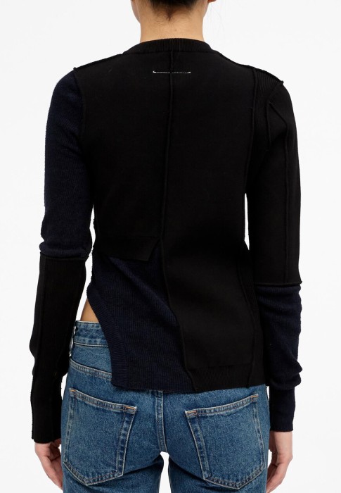 джемпер  от бренда mm6 maison margiela вид слева