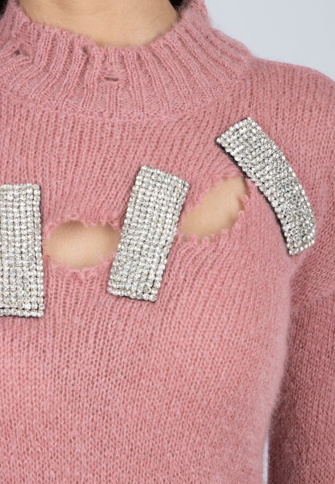 джемпер  винтажного стиля с лицевой стороны