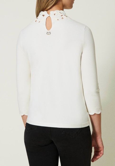 джемпер  из италии вид сбоку