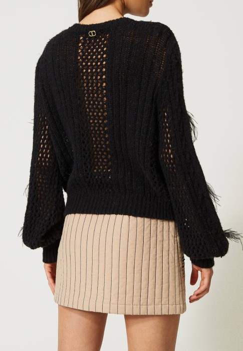 джемпер  из италии вид сбоку