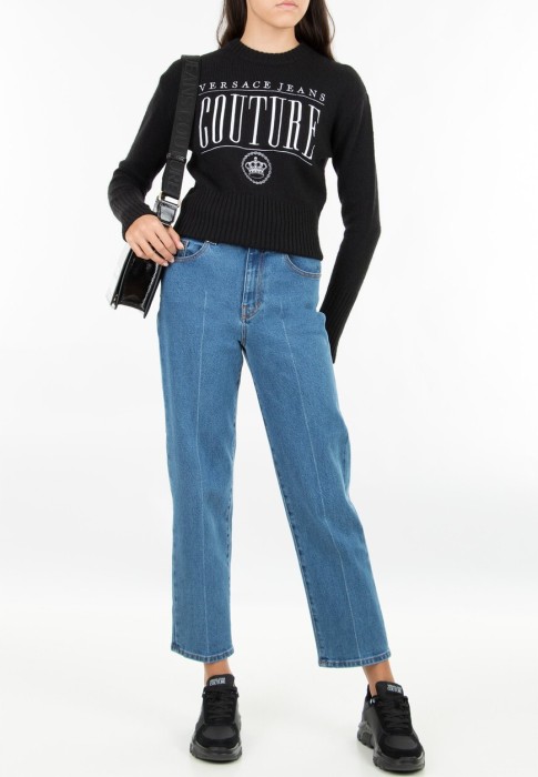 джемпер  от бренда versace jeans couture вид слева