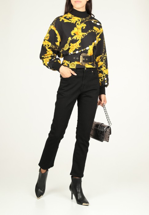 джемпер  от бренда versace jeans couture вид слева