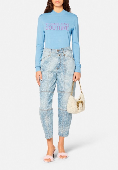 джемпер  от бренда versace jeans couture вид слева