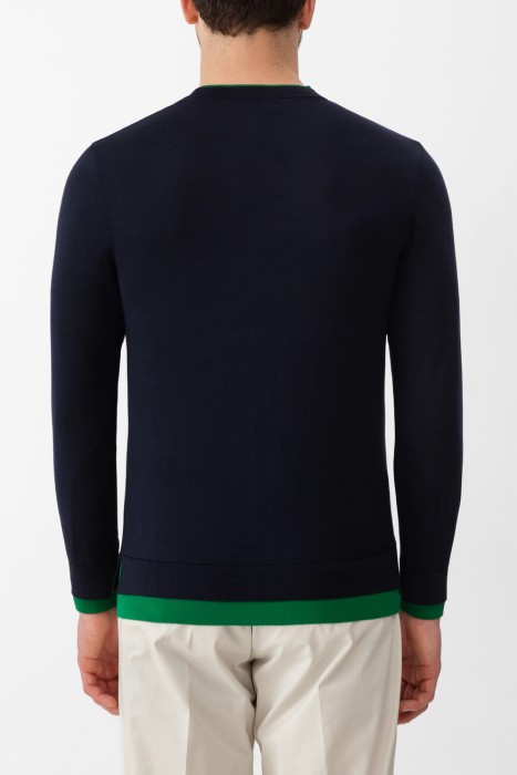 джемпер  от бренда bardini вид слева