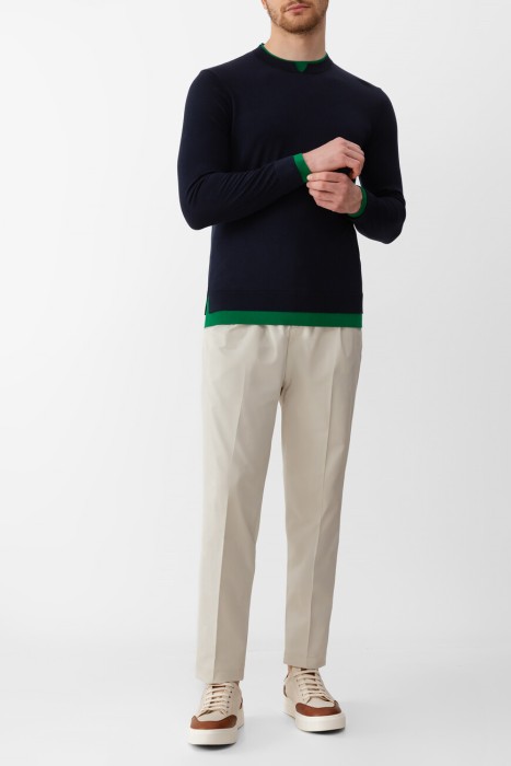 джемпер  из хлопка спереди