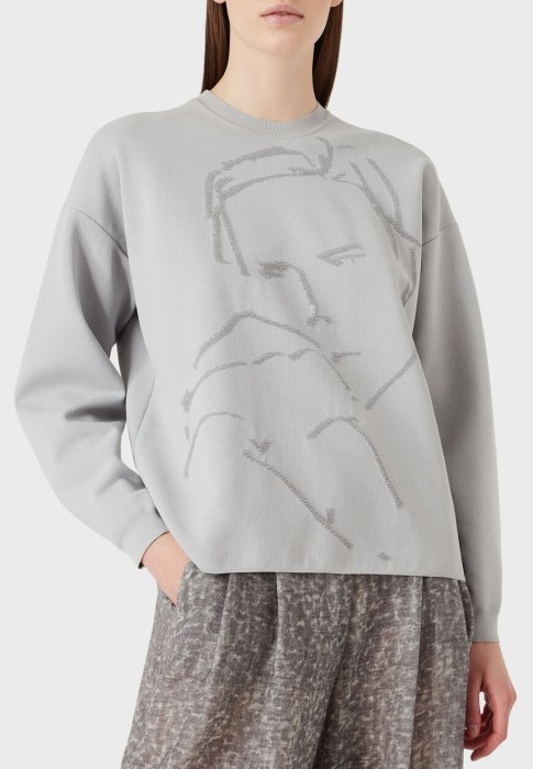 джемпер  из италии вид сбоку