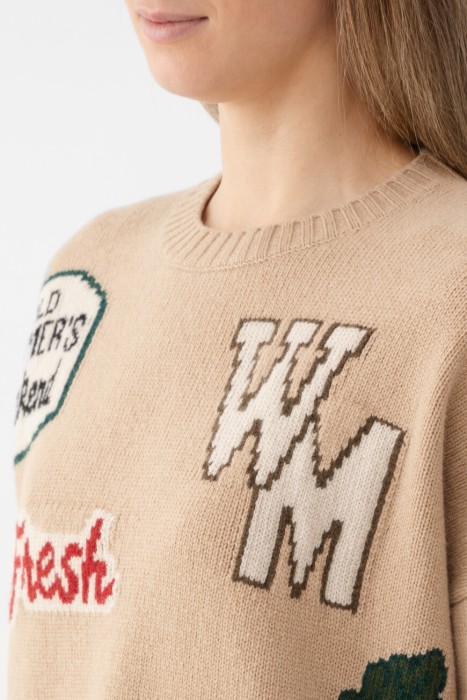 джемпер  из италии вид сбоку