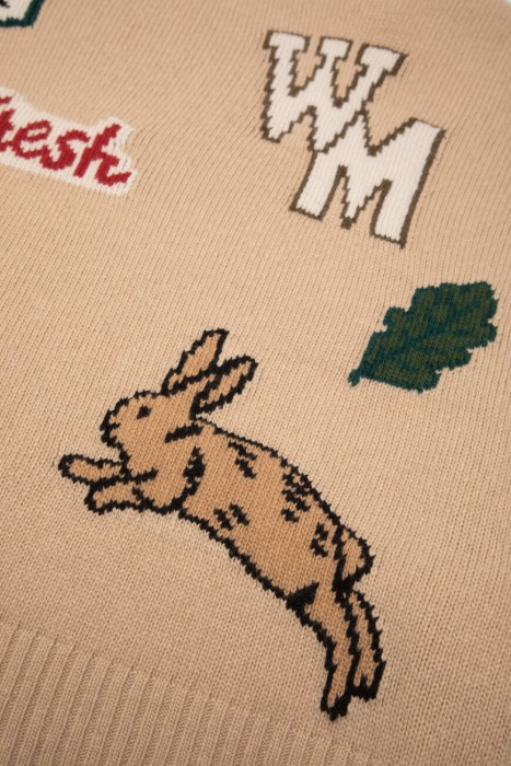 джемпер  универсального стиля с лицевой стороны