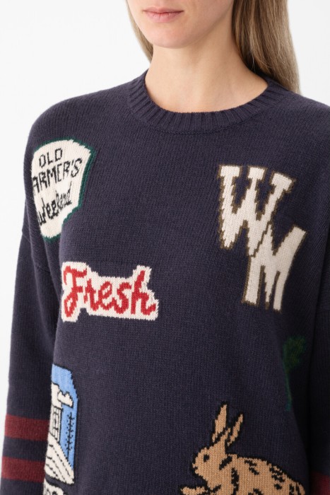 джемпер  из италии вид сбоку