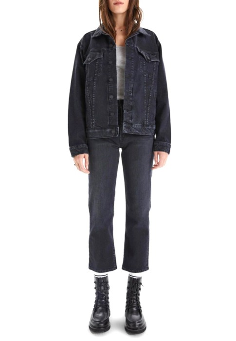 джинсовая куртка  из проверенных материалов спереди