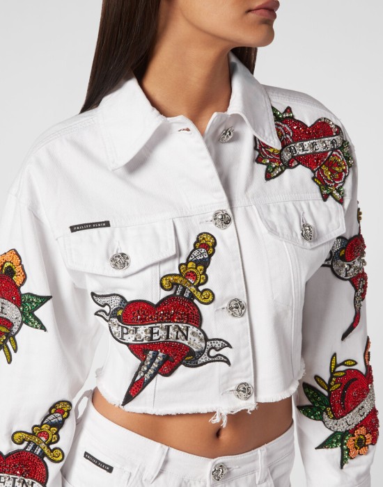 джинсовая куртка  из америки вид сбоку