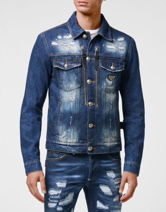 джинсовая куртка  AAAC-MDB0356-PDE004N_14WS фотография