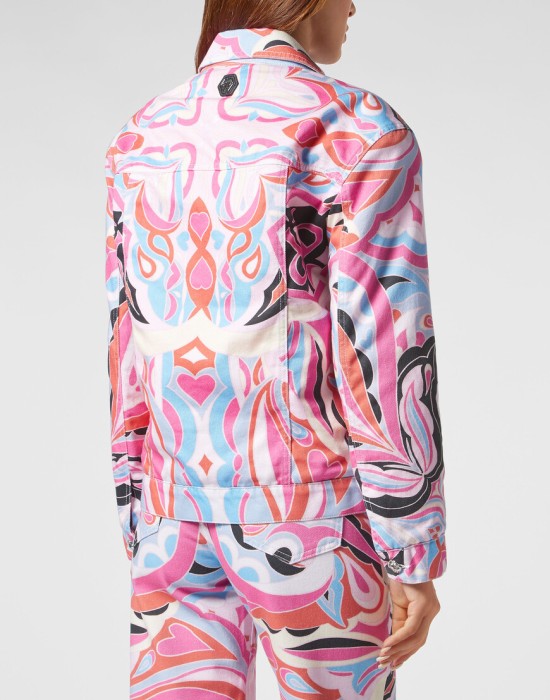 джинсовая куртка  из америки вид сбоку