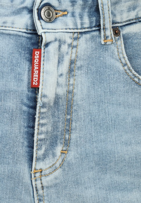 джинсы 2 для взрослого возраста с изнаночной стороны