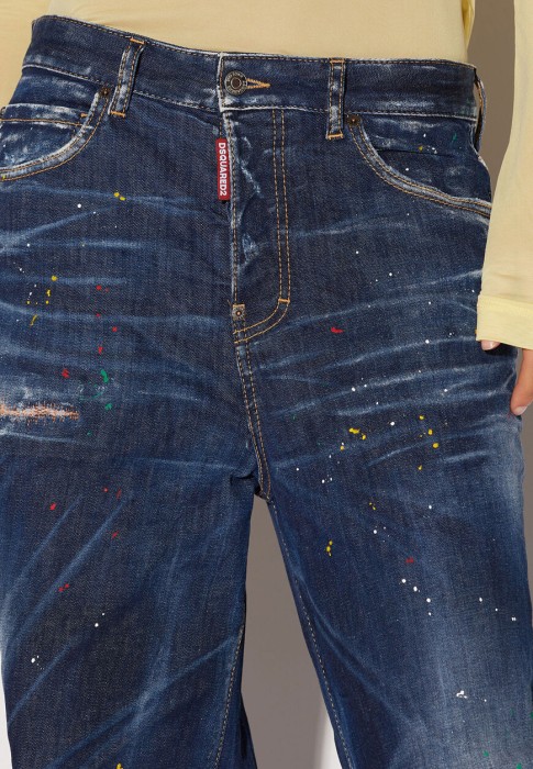 джинсы 2 из проверенных материалов спереди