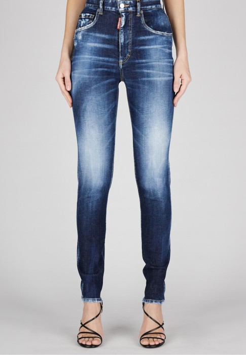 Товар с артикулом S75LB0813 High Waist Twiggy вид сзади