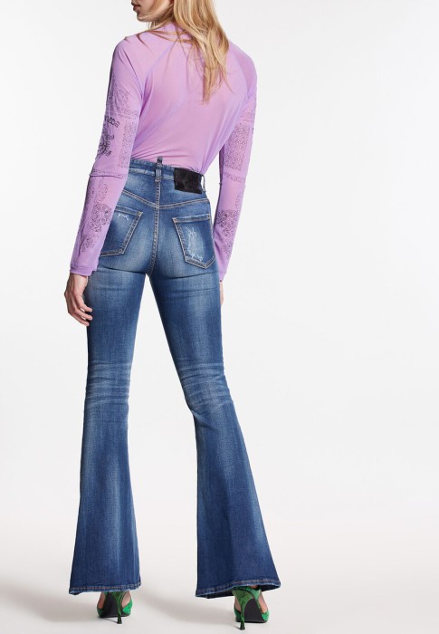 джинсы 2 из италии вид сбоку