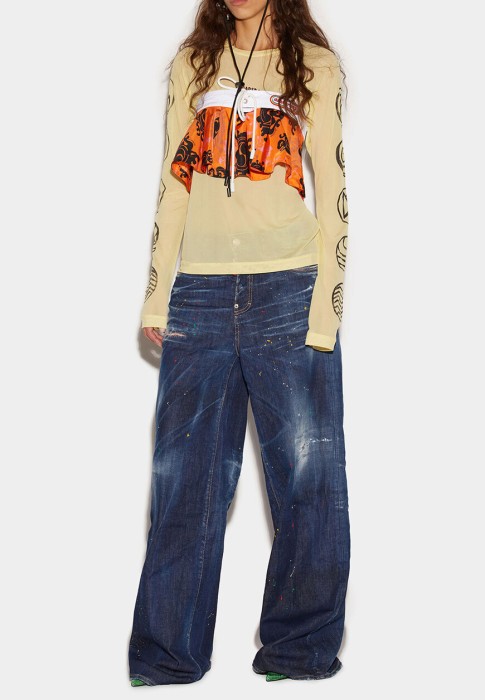 джинсы 2 из италии вид сбоку