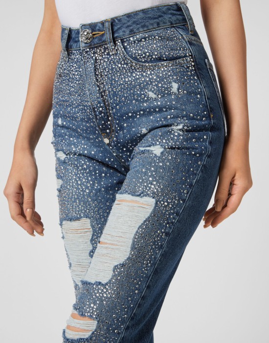 джинсы бойфренды  из америки вид сбоку