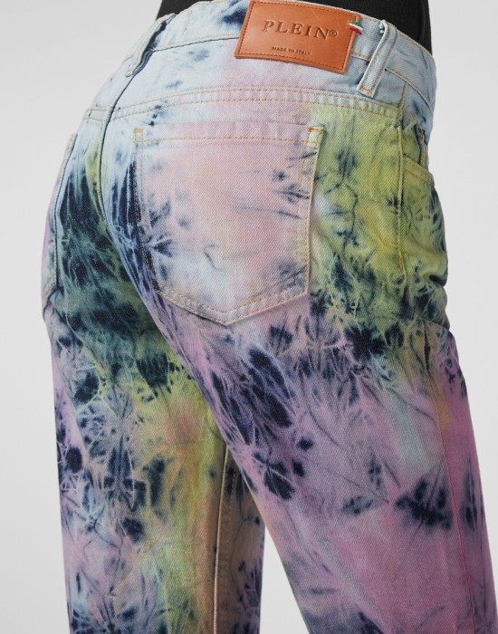 джинсы бойфренды  из проверенных материалов спереди