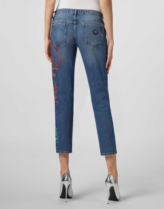 джинсы бойфренды  из америки вид сбоку