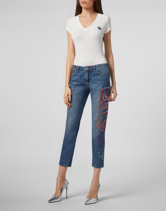 Товар голубого цвета с внутренней стороны