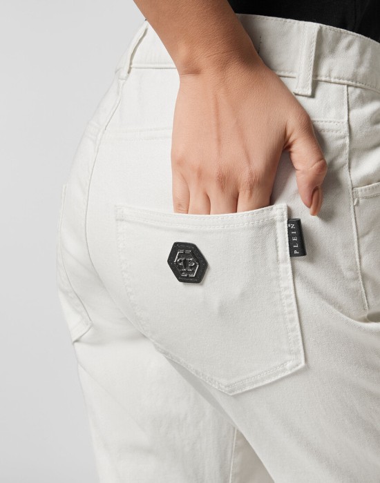 джинсы бойфренды  из проверенных материалов спереди