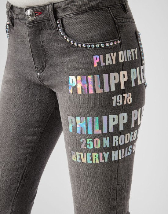 джинсы бойфренды  из проверенных материалов спереди