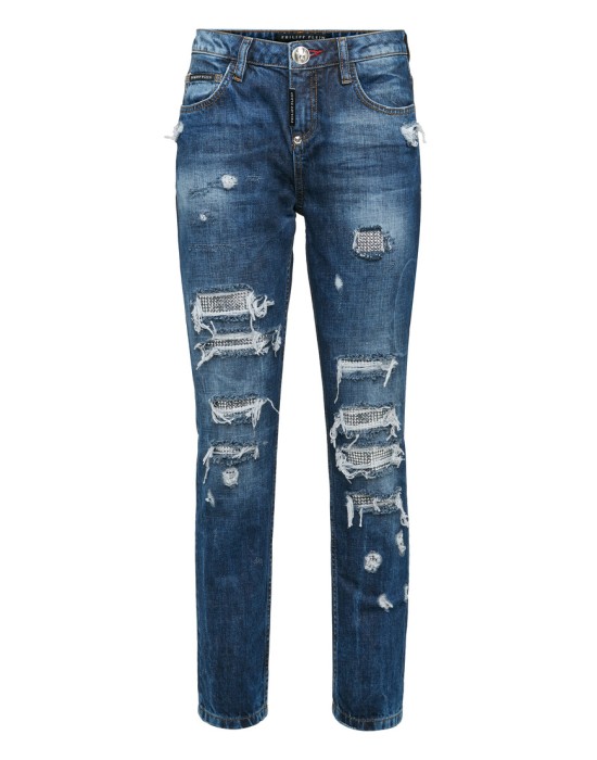 джинсы бойфренды  F18C-WDT0727-PDE004N_08So фотография