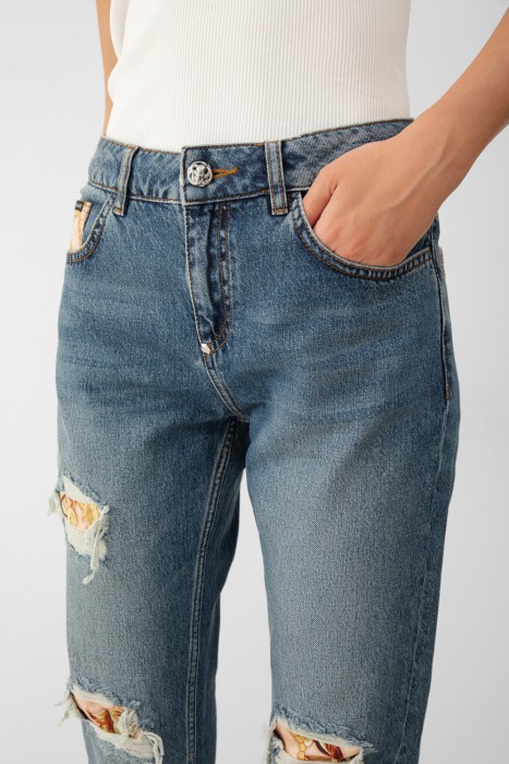 джинсы boyfriend  из америки вид сбоку