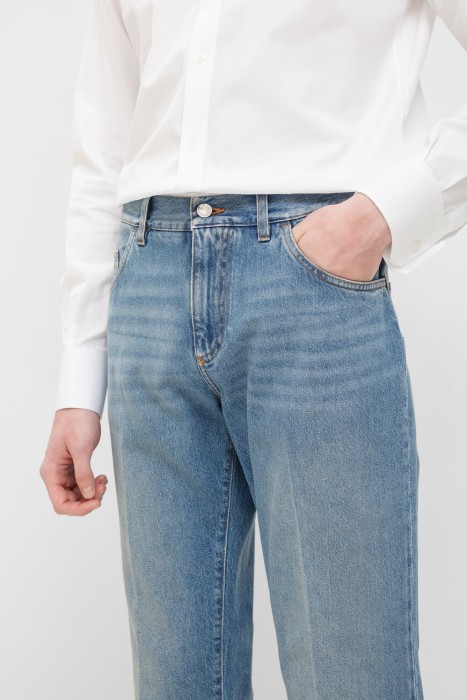 джинсы dolce&gabbana модель из эксклюзивной коллекции из италии вид сбоку