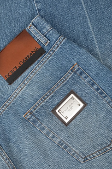 джинсы dolce&gabbana модель из эксклюзивной коллекции для взрослого возраста с изнаночной стороны