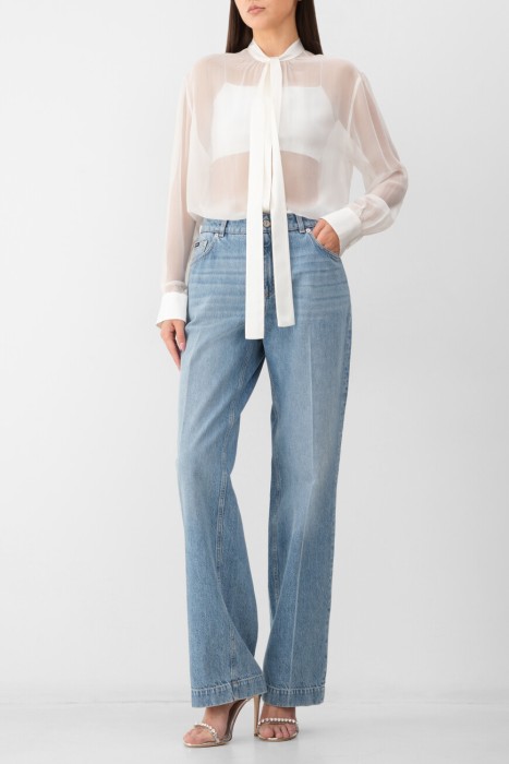 джинсы dolce&gabbana из хлопка спереди