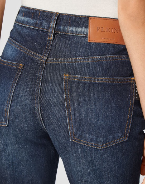 джинсы клеш  из америки вид сбоку