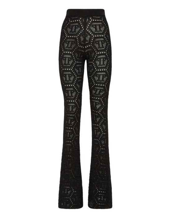 джинсы клеш  от бренда philipp plein вид слева