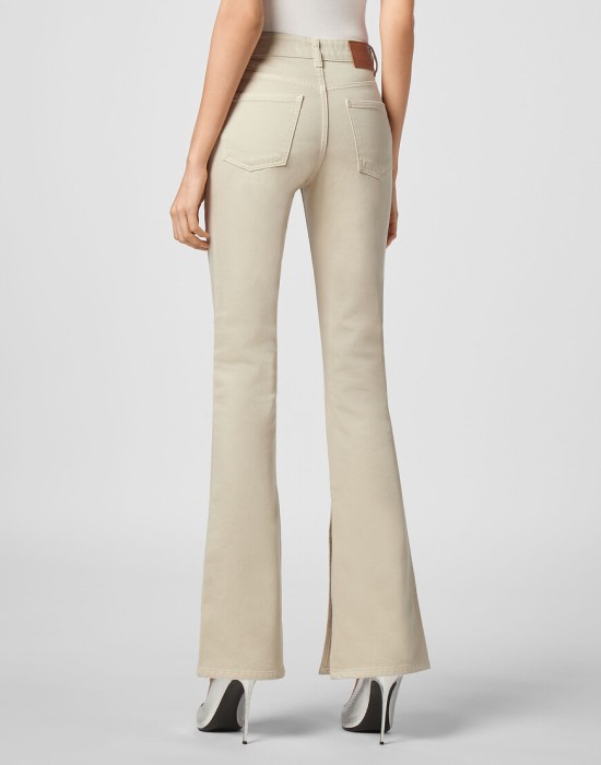 джинсы клеш  из америки вид сбоку