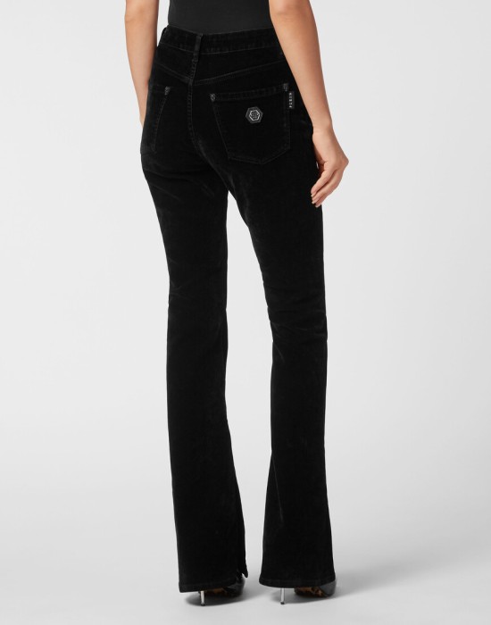 джинсы клеш  из америки вид сбоку