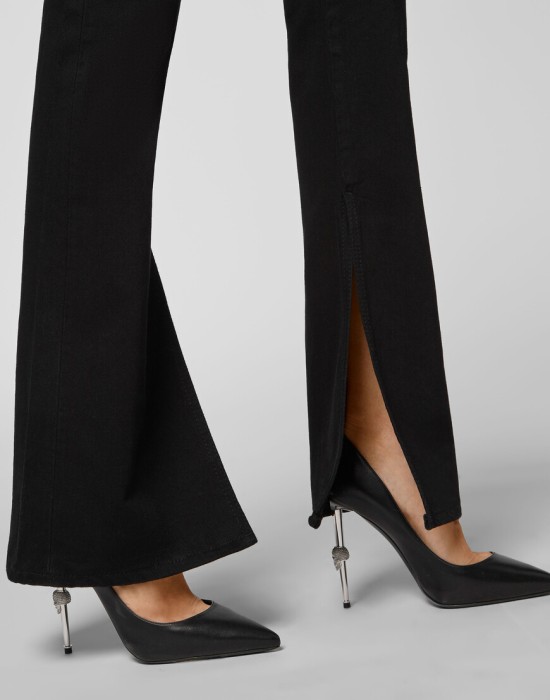 джинсы клеш  из америки вид сбоку