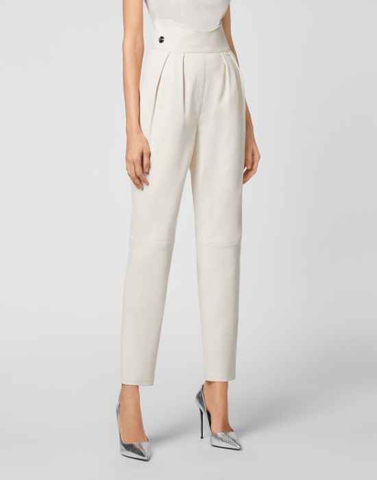 джинсы клеш  от бренда philipp plein вид слева