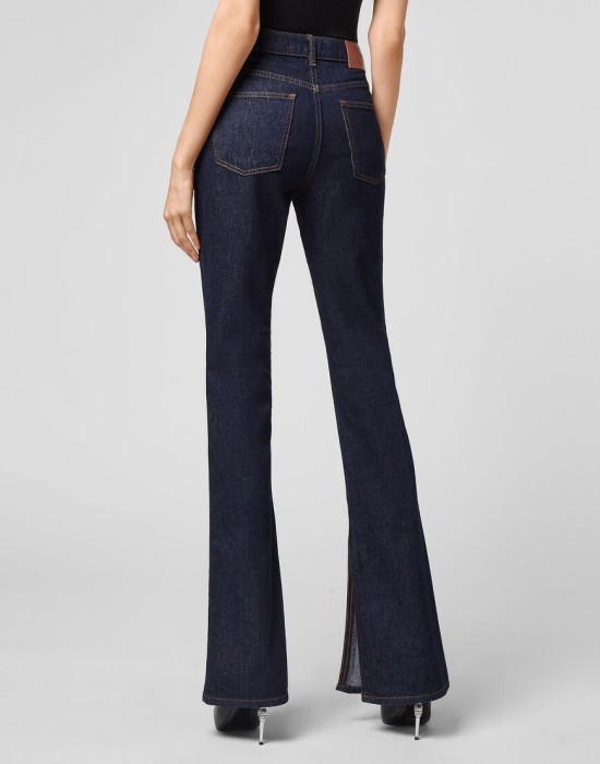 джинсы клеш  из америки вид сбоку