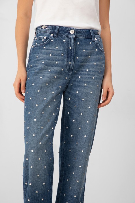 джинсы  модель cielo stellato из италии вид сбоку