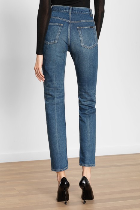 джинсы  модель cindy от бренда saint laurent вид слева