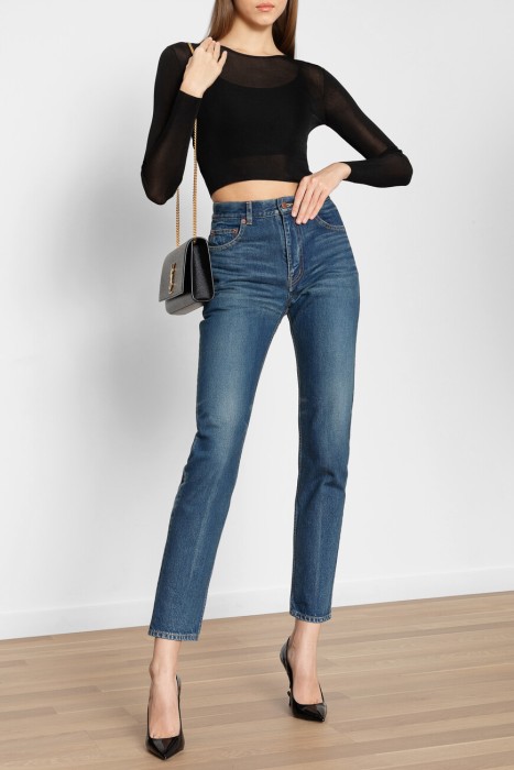 джинсы  модель cindy из хлопка спереди