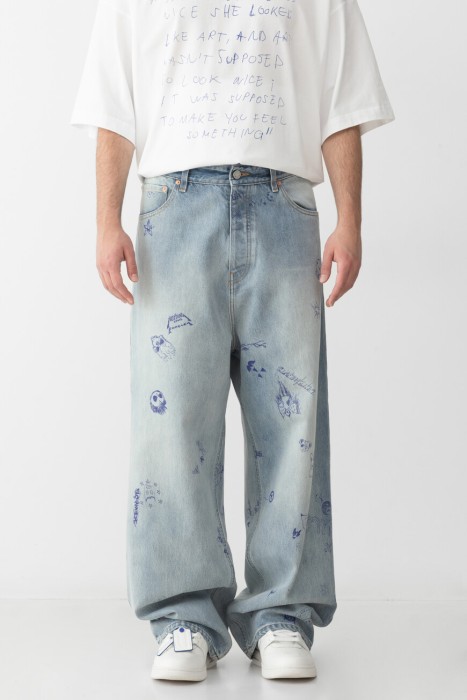 джинсы  модель из эксклюзивной коллекции UA66PA550L 2803 BLUE фотография