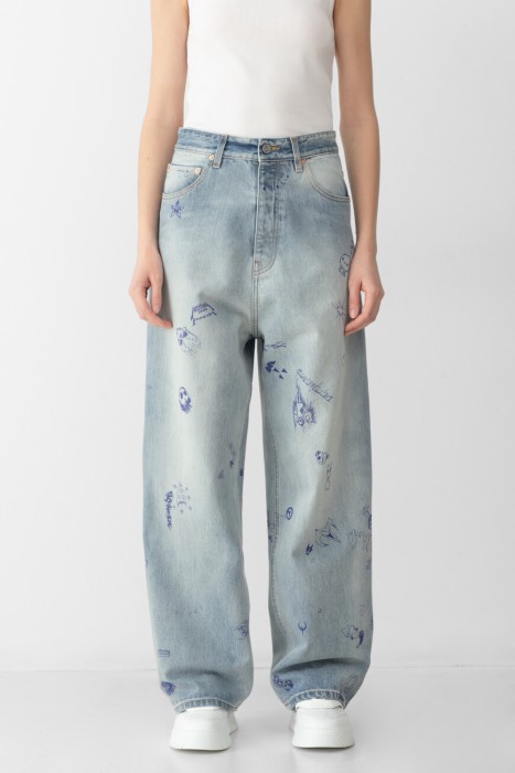 Товар с артикулом UA66PA550L 2803 BLUE вид сзади