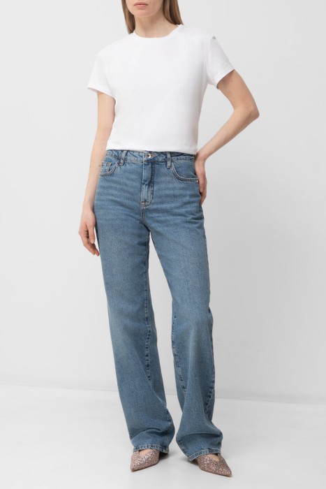 джинсы  модель из коллекции essential из хлопка спереди